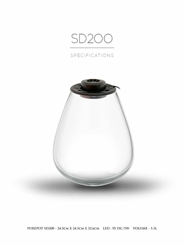Purepot Terrarium Bottle SD200